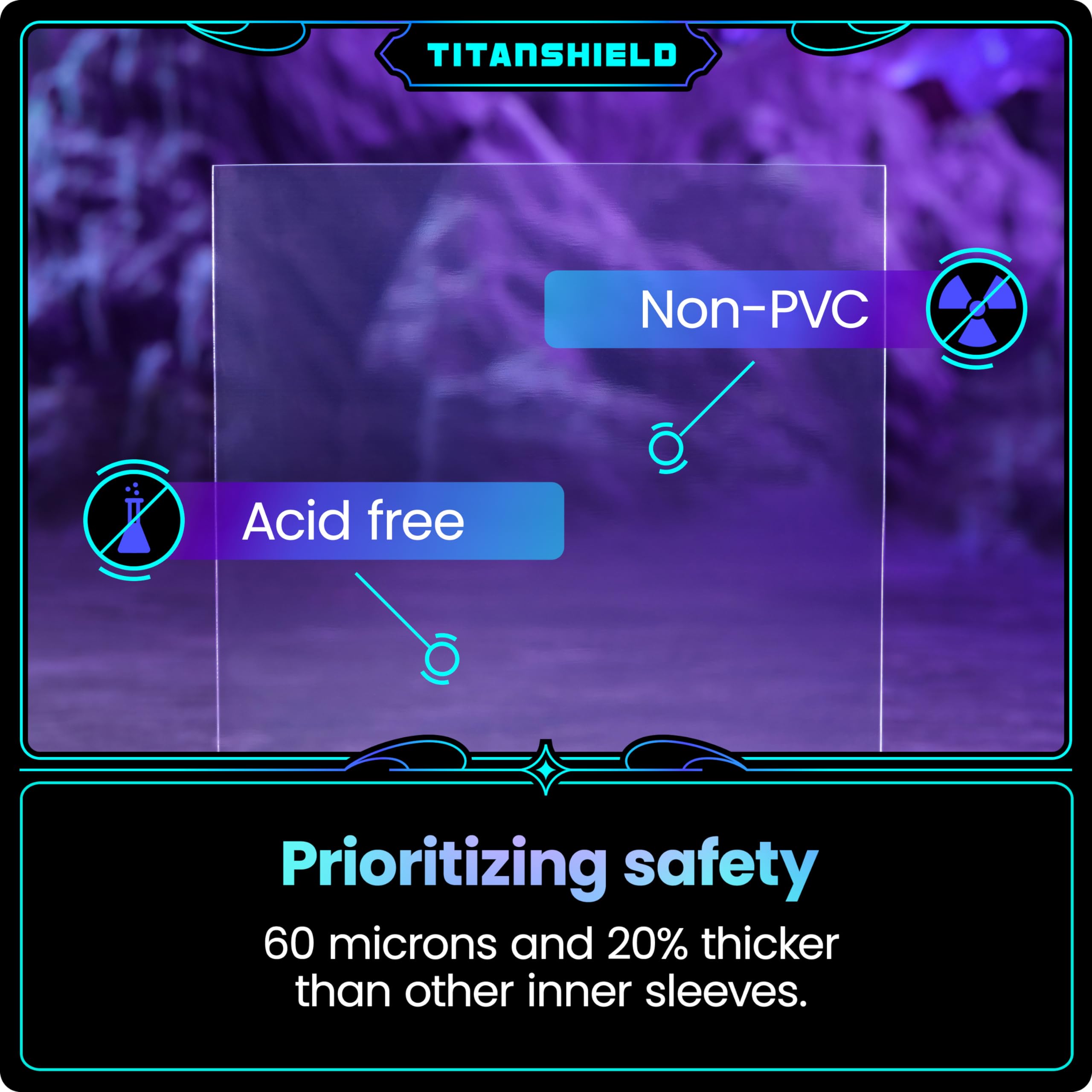 TitanShield 200 inner sleeve is a perfect 64x89mm fit