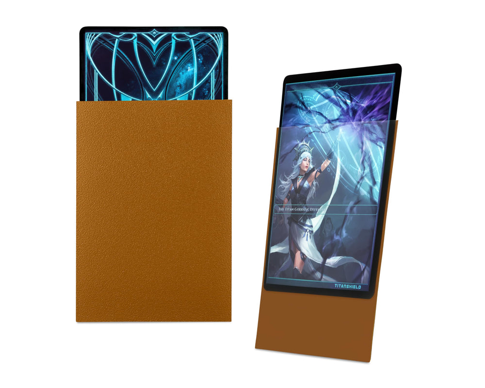 TitanShield archival-grade sleeves in acid-free, non-PVC polypropylene protect card quality.