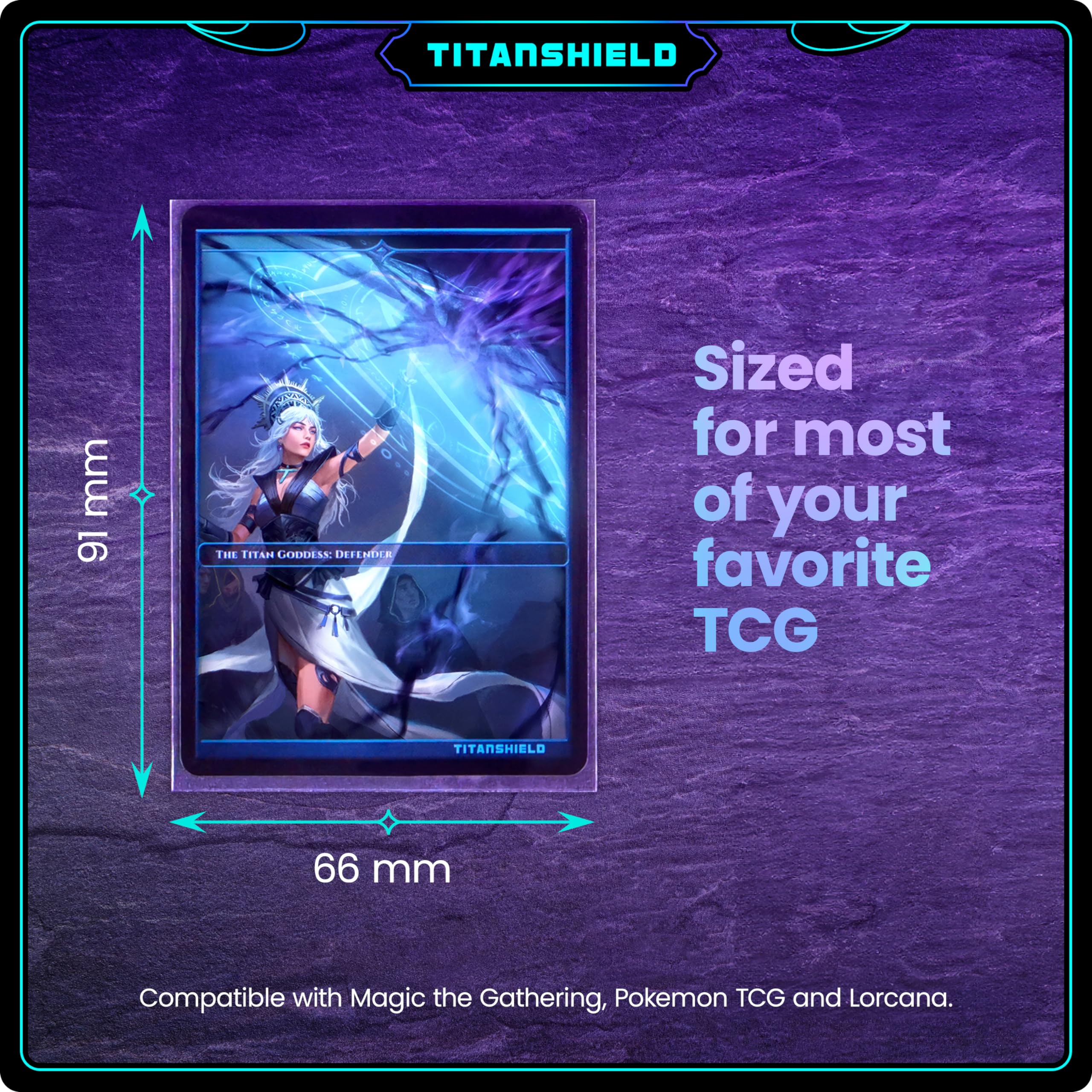 TitanShield archival-grade sleeves guard cards for long-term storage and preservation