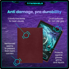 TitanShield 100-micron protection delivers durable, long-term card life for frequent play.