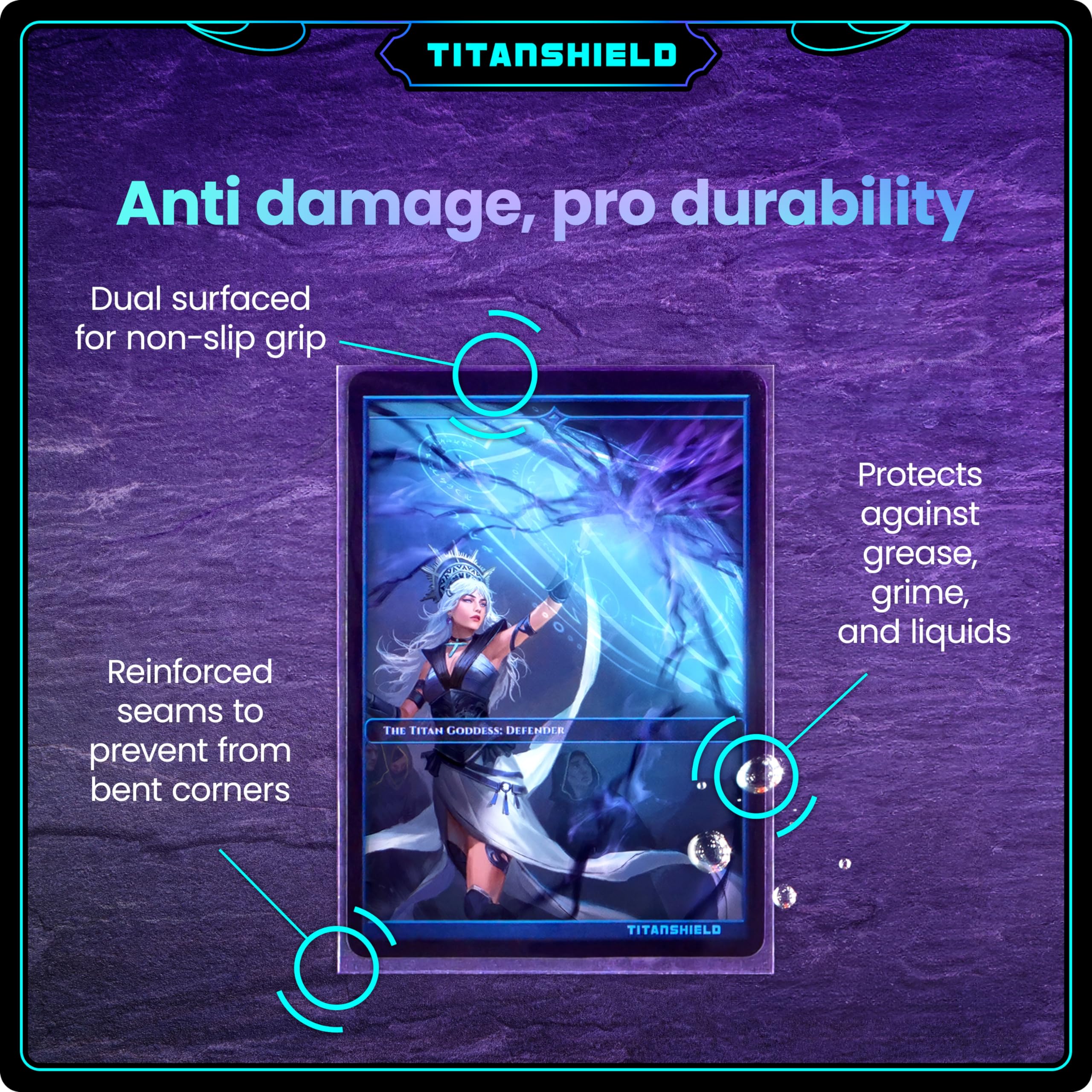 TitanShield Premium Sleeves 150-pack provides great value for decks.