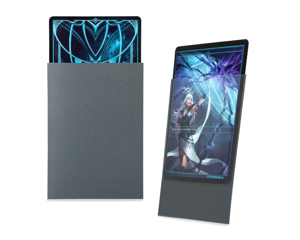 TitanShield sleeves back matte texture improves shuffle comfort