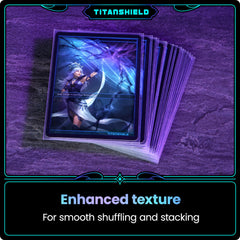 TitanShield Premium Sleeves fits cards up to 64x89mm securely.