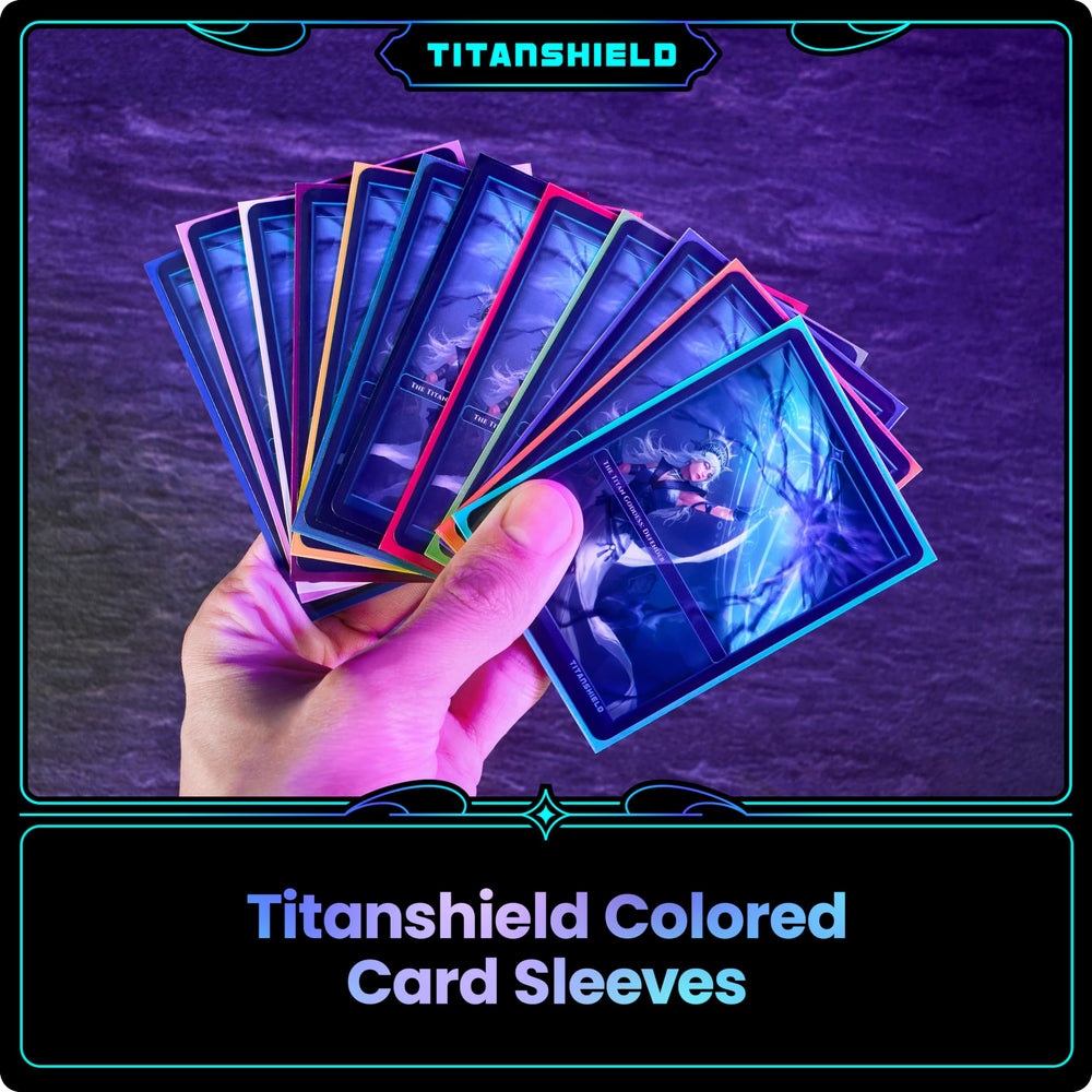 TitanShield standard 66x91mm fits most common trading cards securely.