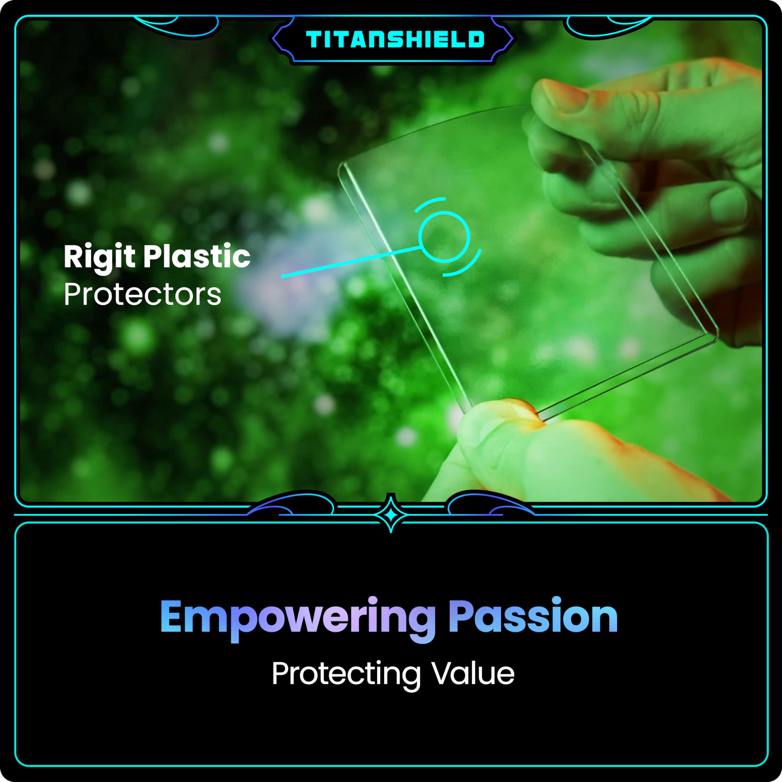 TitanShield seamless edging close-up highlights the smooth, professional finish.