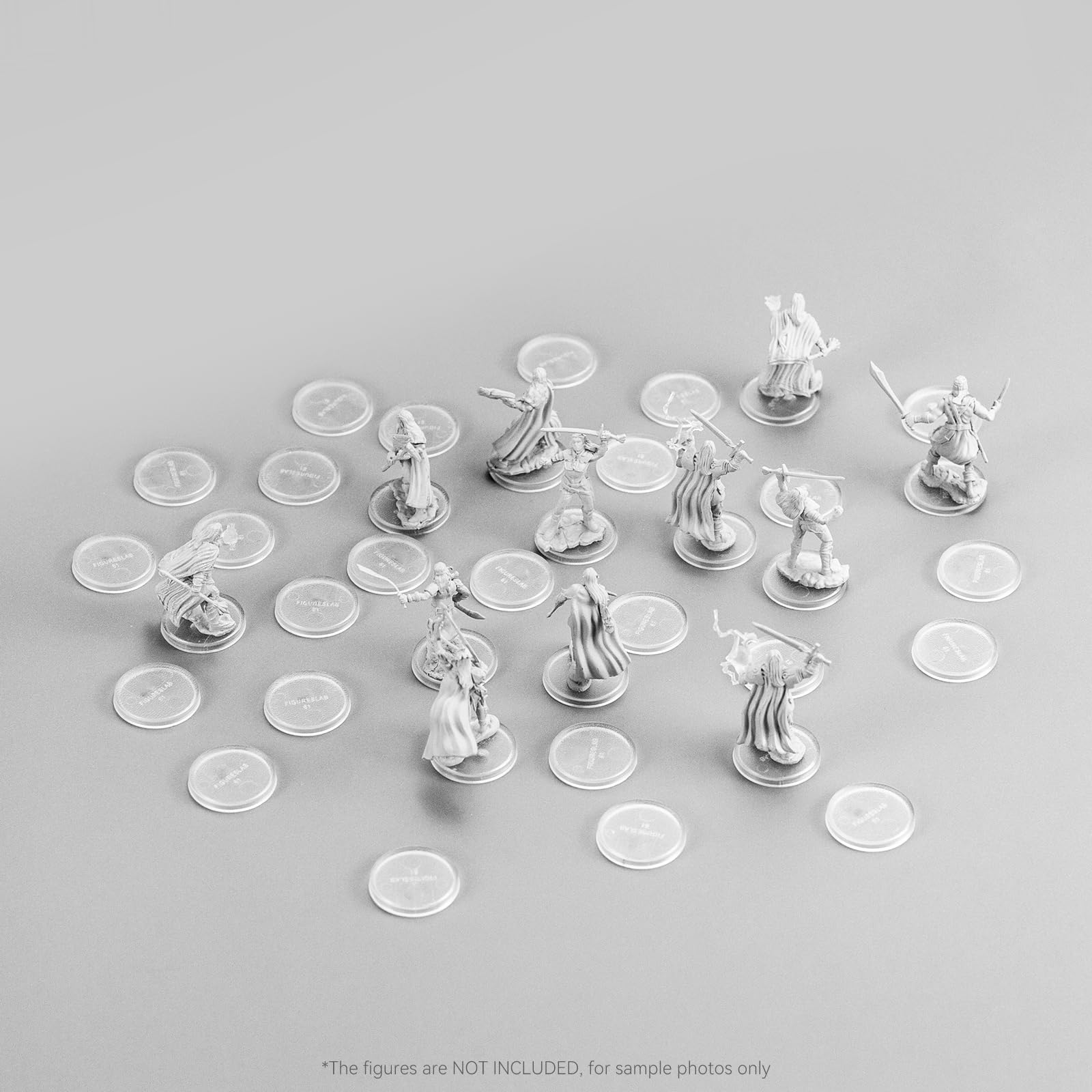 Titawu portable clear bases collection for easy transport and display.