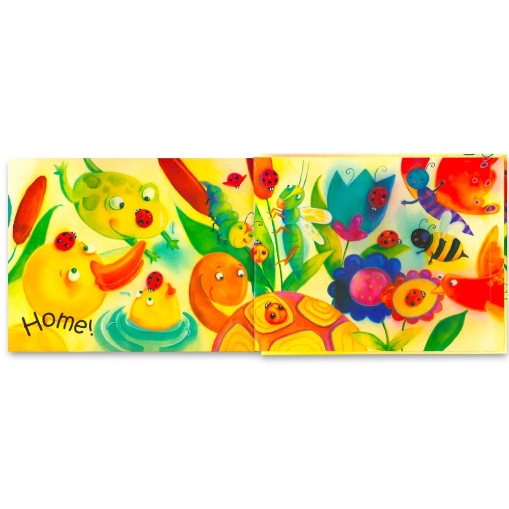 Titoland 8x9-inch board book with 20 sturdy pages for little hands