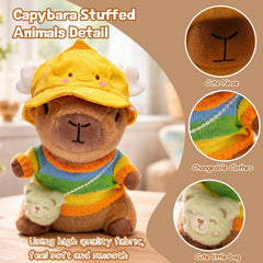 TITQWOP capybara plush two accessory bags for styling play