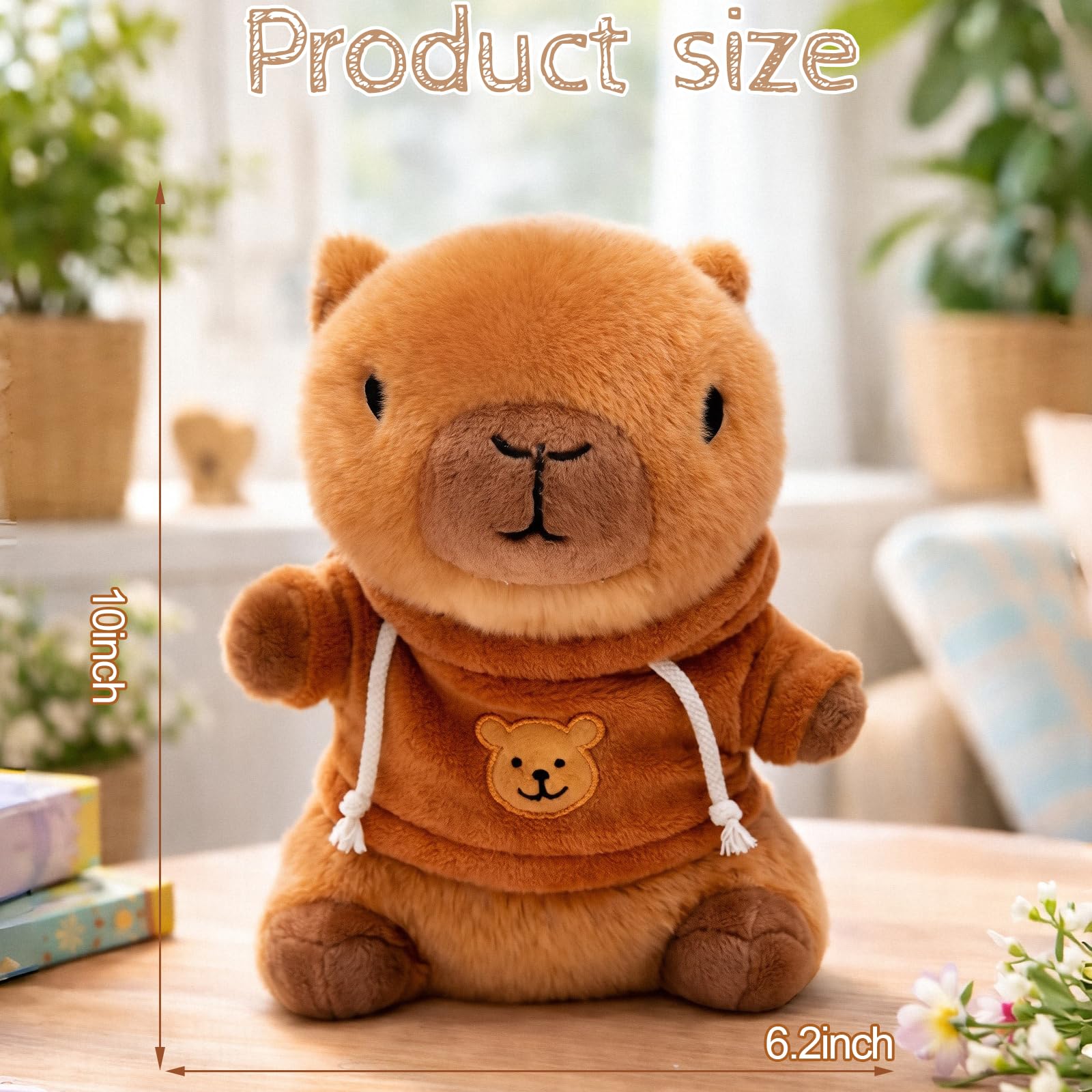TITQWOP capybara plush features soft fabric and durable construction