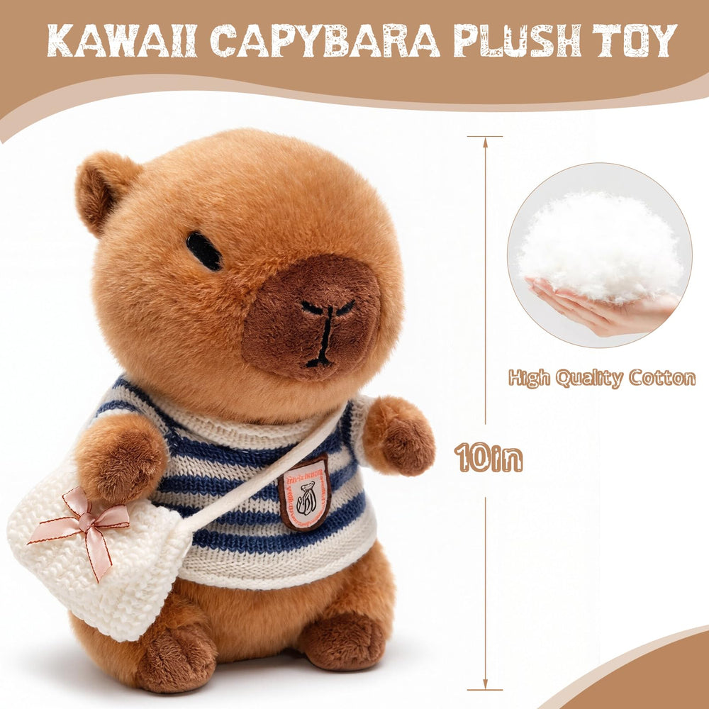 TITQWOP capybara plush wearing hat set to spark creative styling