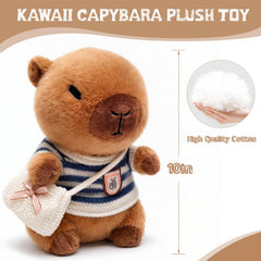TITQWOP capybara plush wearing hat set to spark creative styling