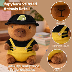 TITQWOP Capybara plush hats add cute finishing touches to outfits.