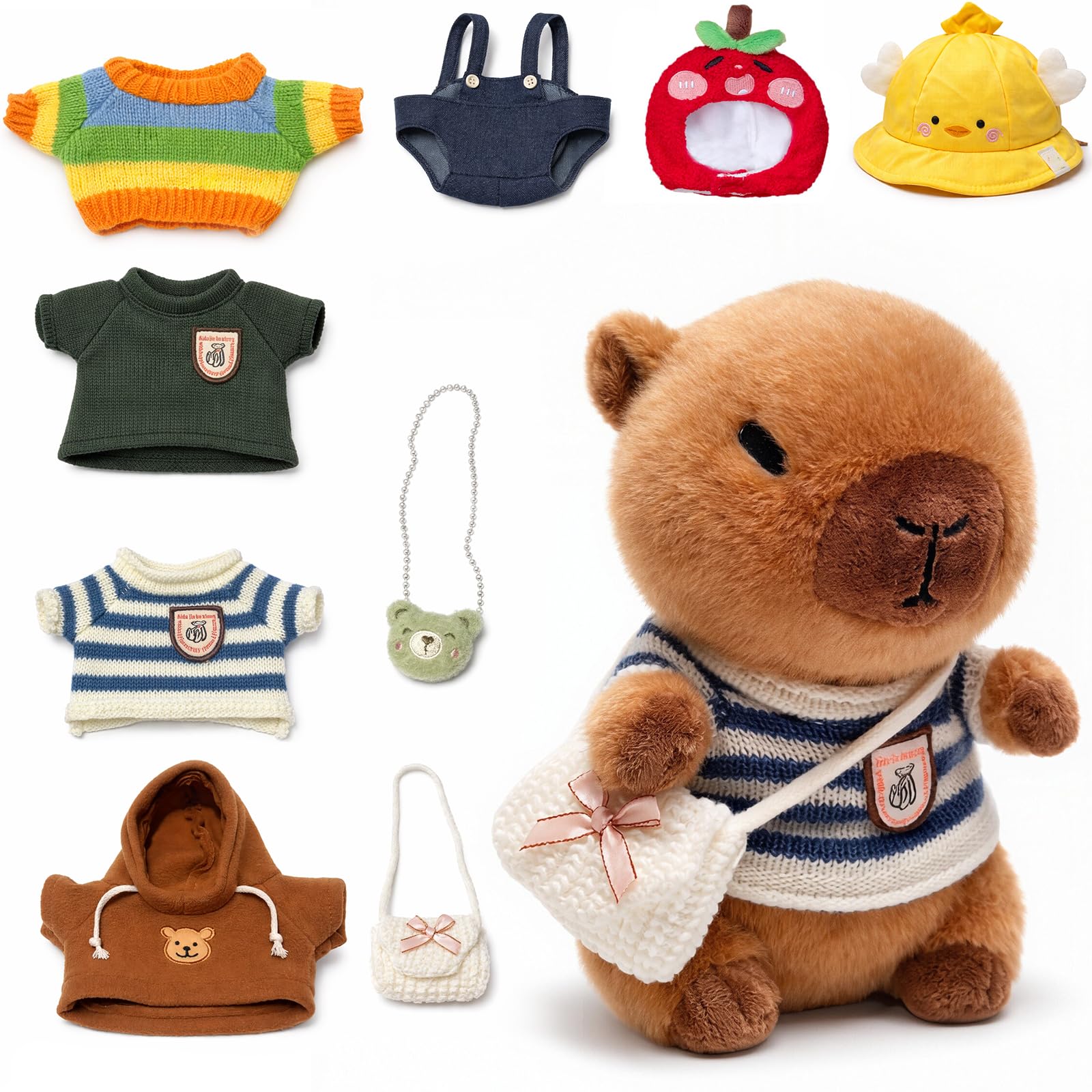 TITQWOP capybara plush in soft brown fur ready for hugs and imaginative play