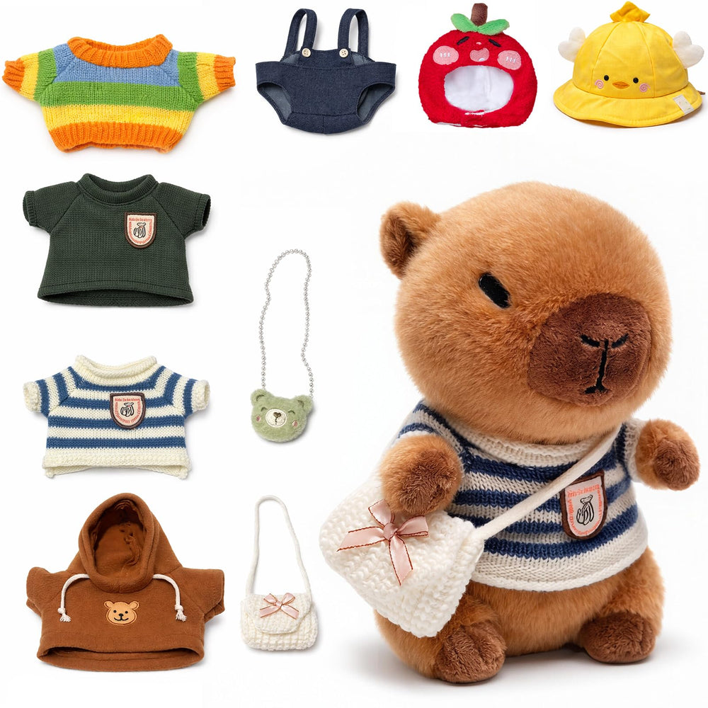 TITQWOP capybara plush in soft brown fur ready for hugs and imaginative play