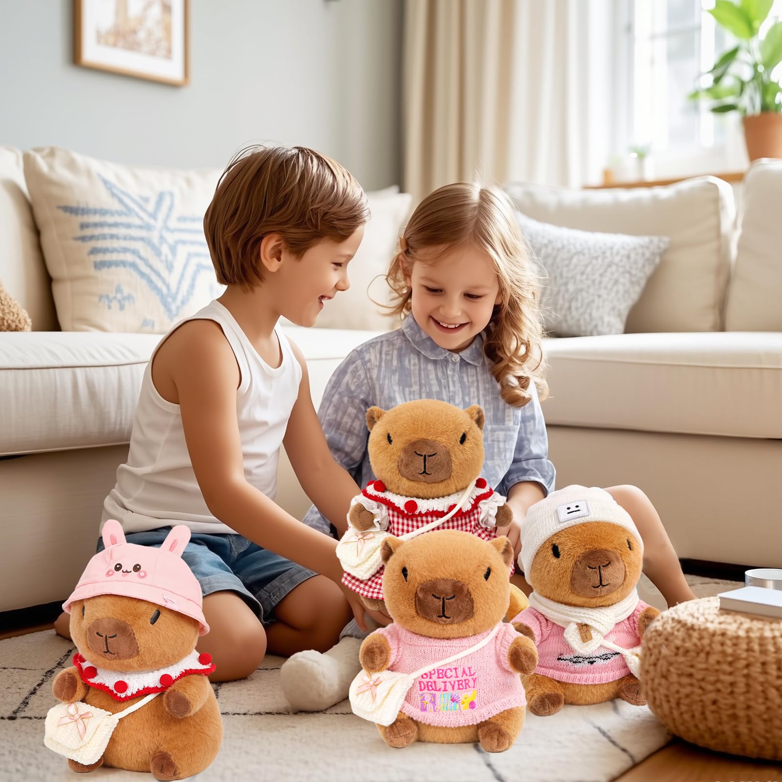 TITQWOP capybara plush packaging fluff tips for quick unboxing care