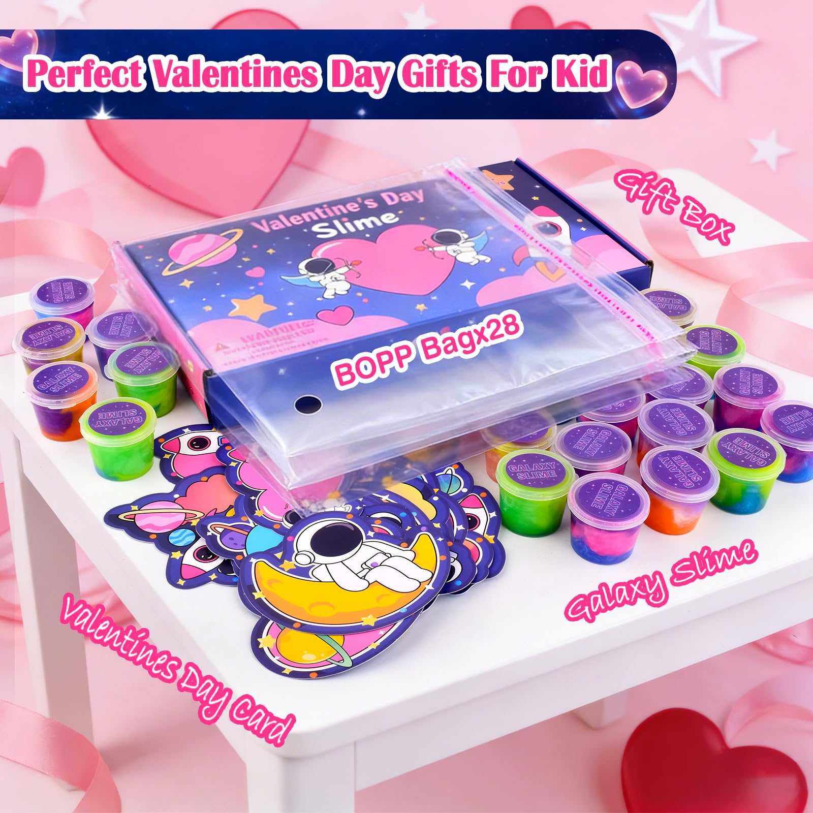 TITRITH cosmic glitter slime pack highlighting tactile, sensory play