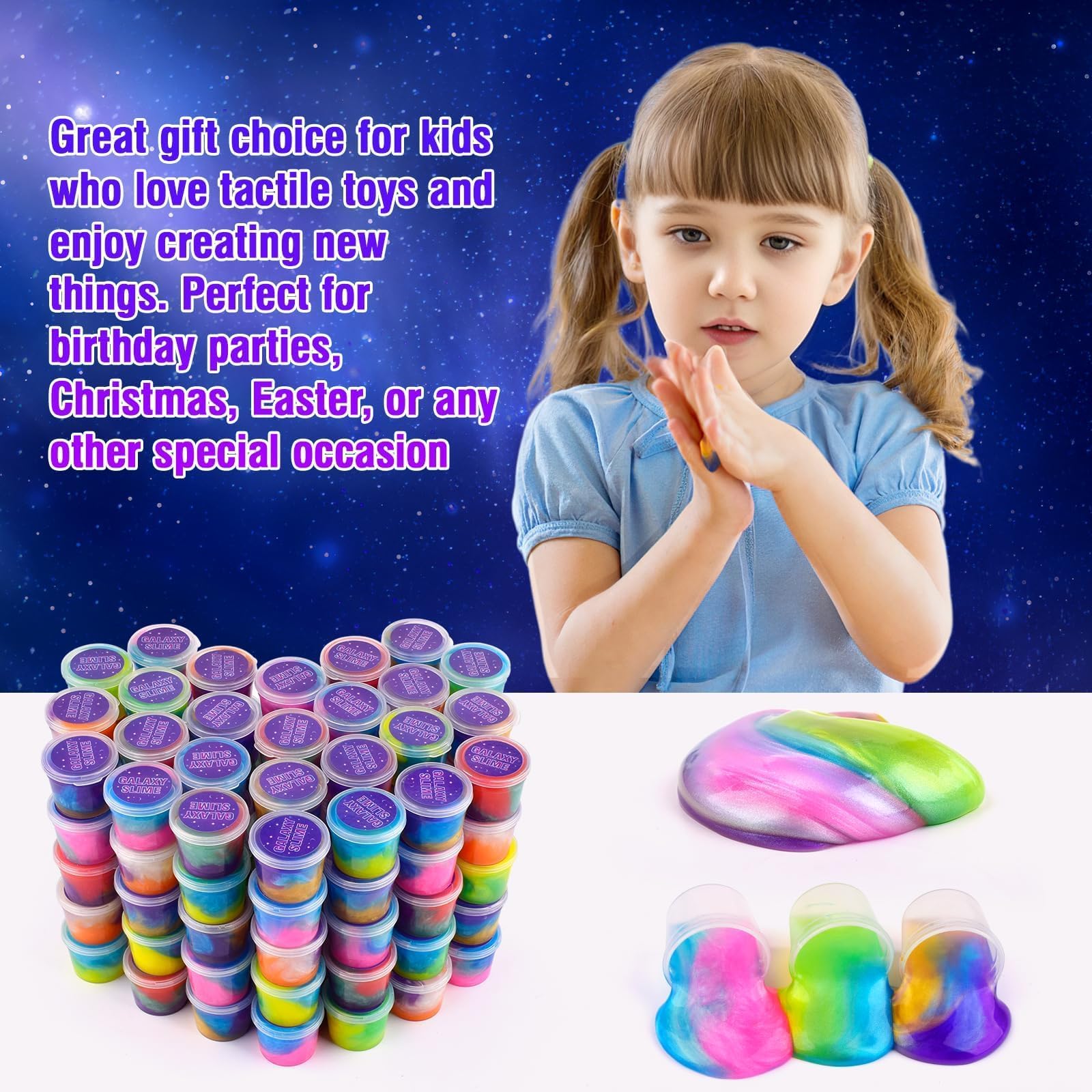 TITRITH slime care tip: return to jar after play to keep freshness