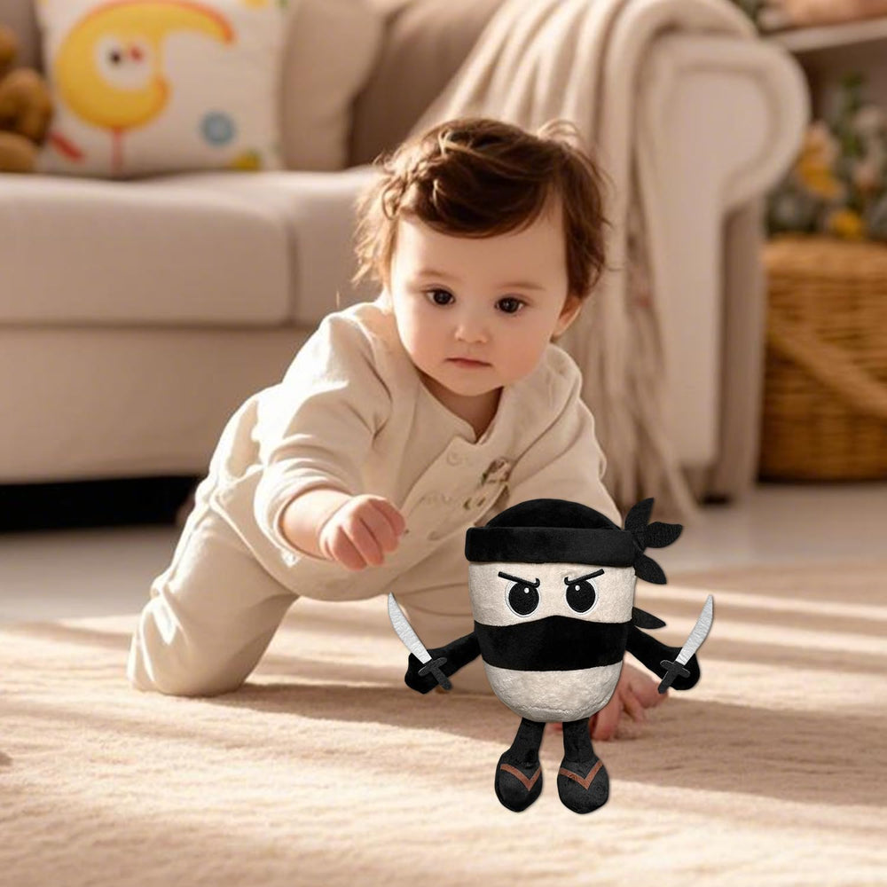 Tiuyov Tung Tung Tung Sahur plush cuddle close-up reveals chaotic yet cuddly charm.