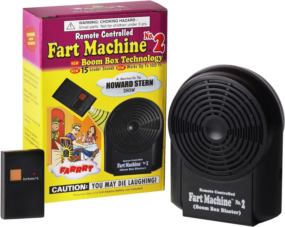 T.J. Wisemen Fart Machine 2 remote-boom-box ready for wireless prank setup