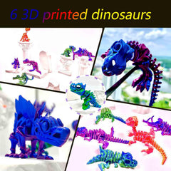 TJYZGXQ dinosaur activity playset, versatile for quiet time and learning.