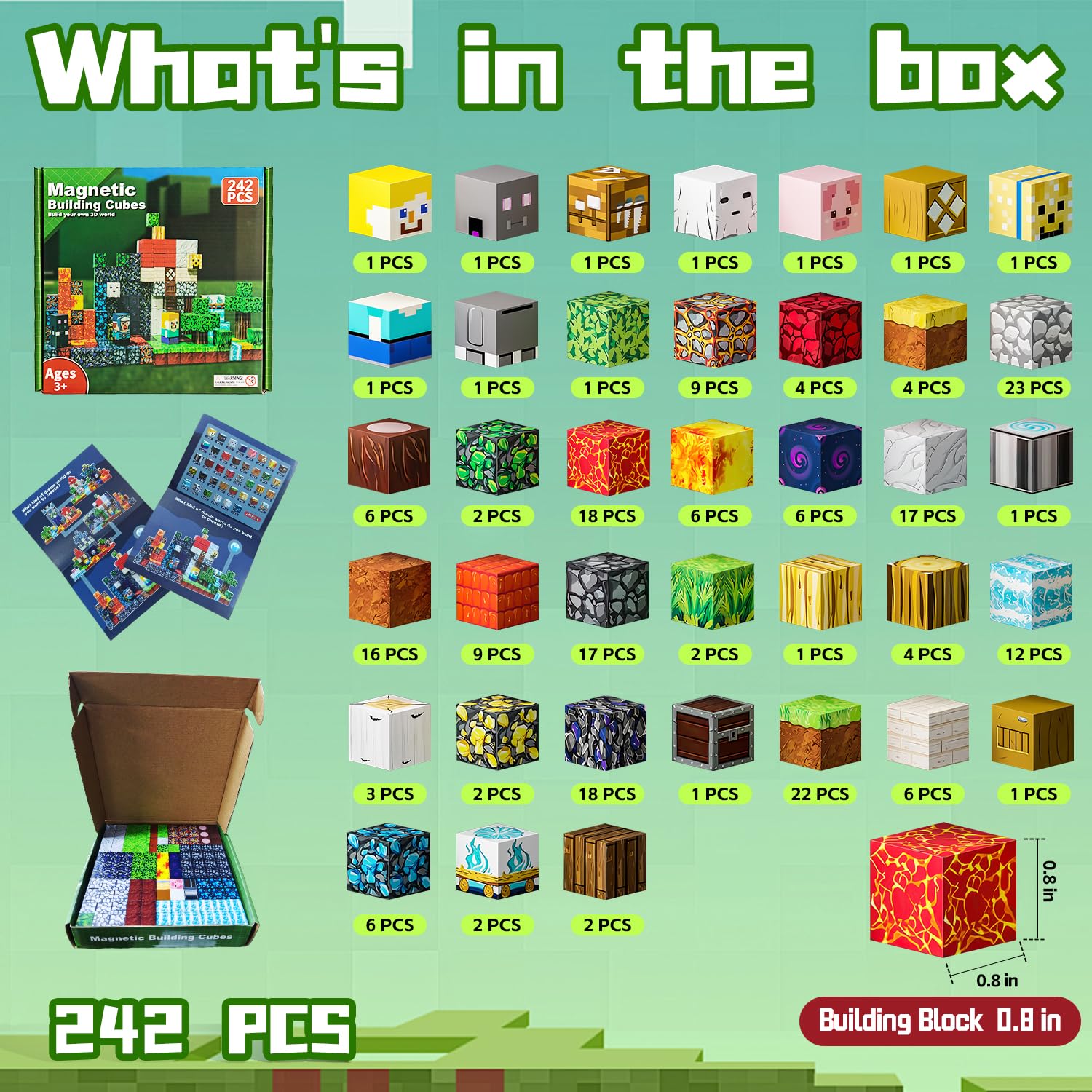TKGPE magnetic blocks storage bag—easy cleanup after playtime and convenient on-the-go organization.