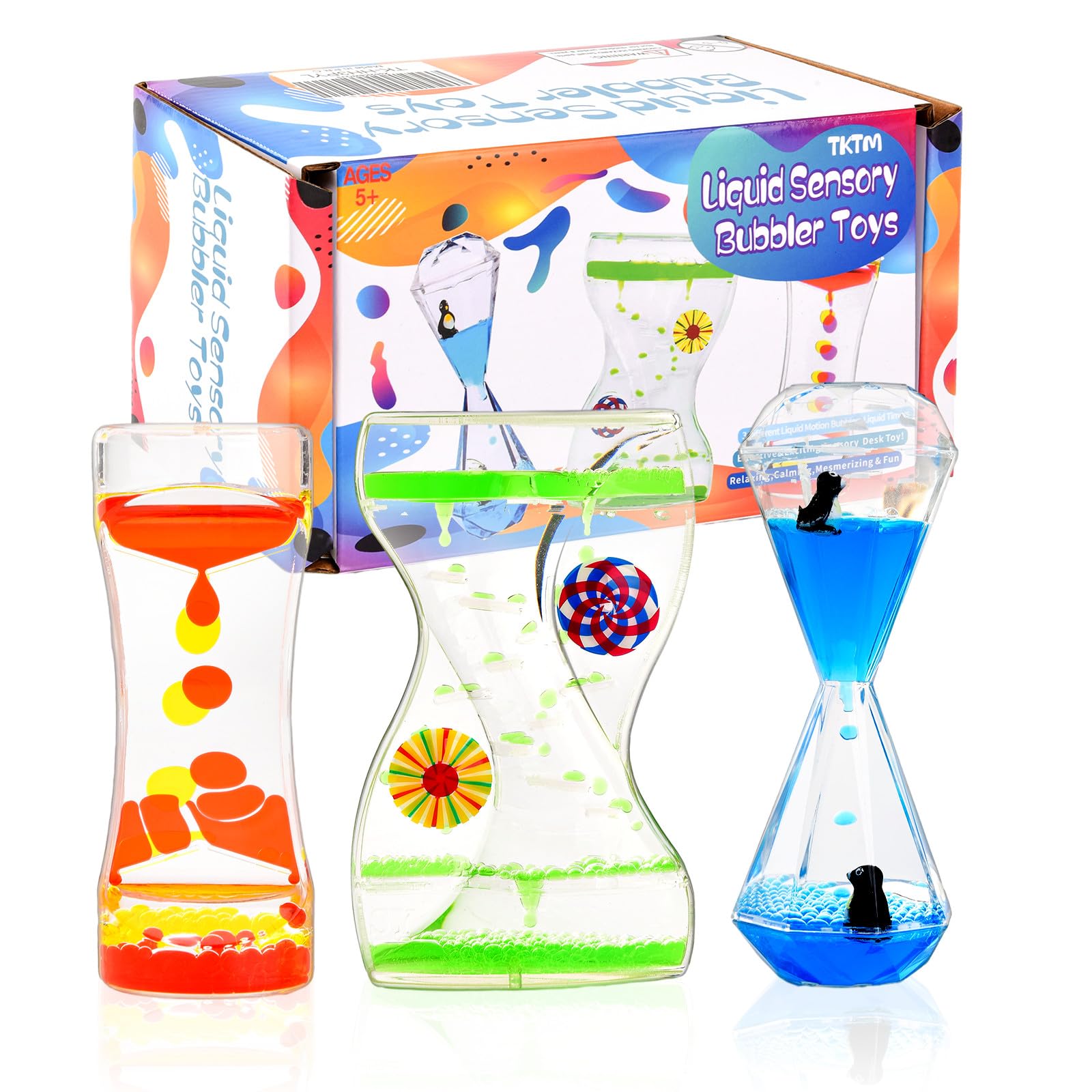 TKTM gift-ready box packaging showcases versatile sensory toy options.