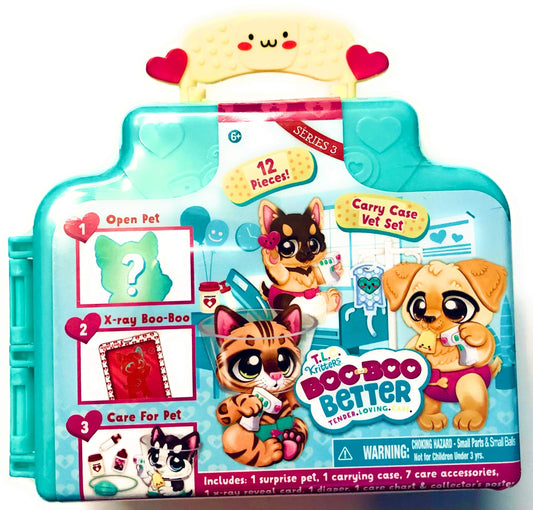 TLC Kritters Boo Boo Better Mystery Vet Carry Case for on-the-go play