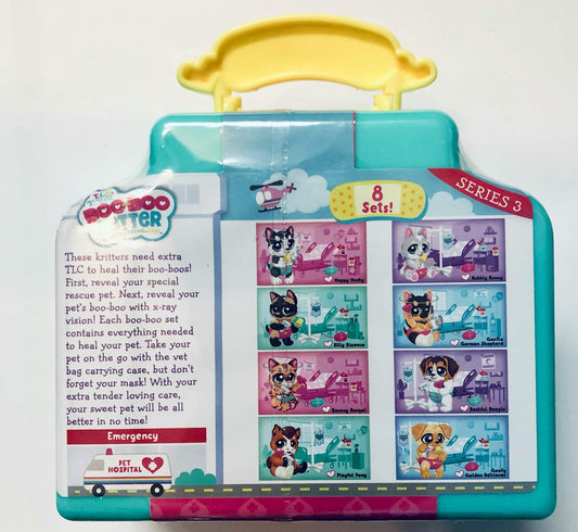 TLC Kritters Boo Boo Better X-ray Card reveal enhances imaginative pet care play
