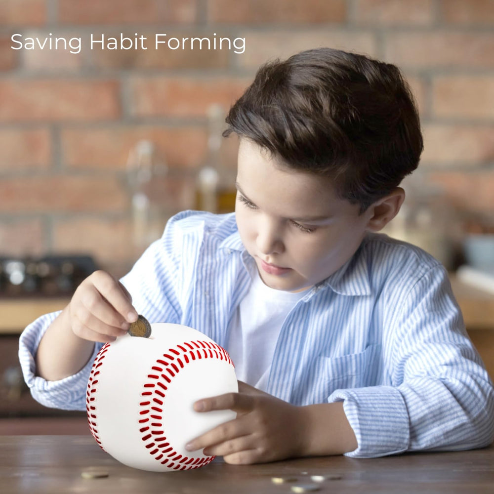 Tlence savings piggy bank motivates kids to start saving.