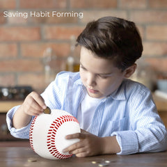 Tlence savings piggy bank motivates kids to start saving.