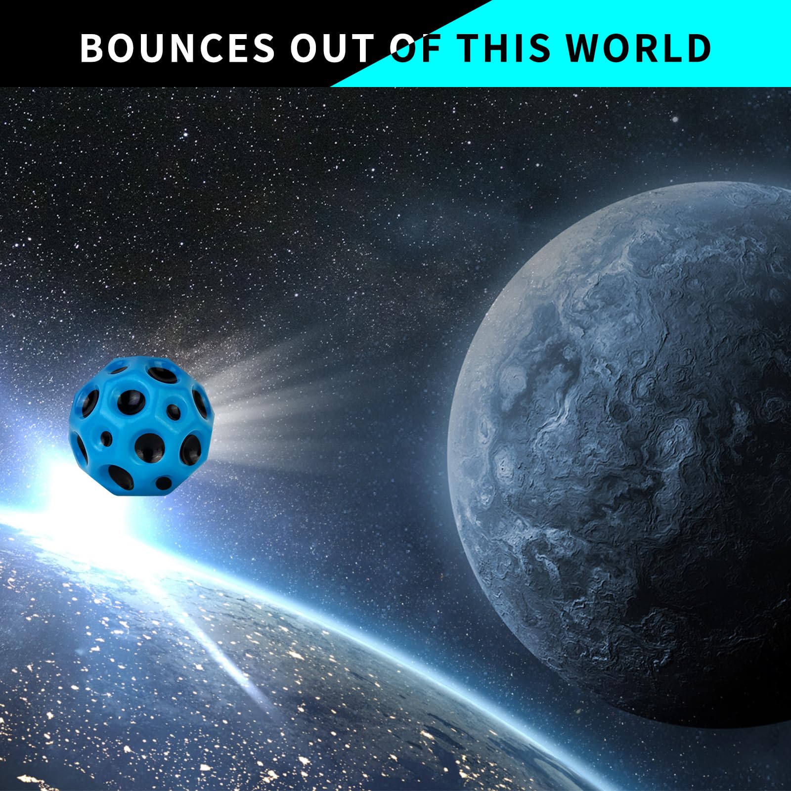 TLQSM Super Bouncing Ball hand catch, easy grip improves coordination