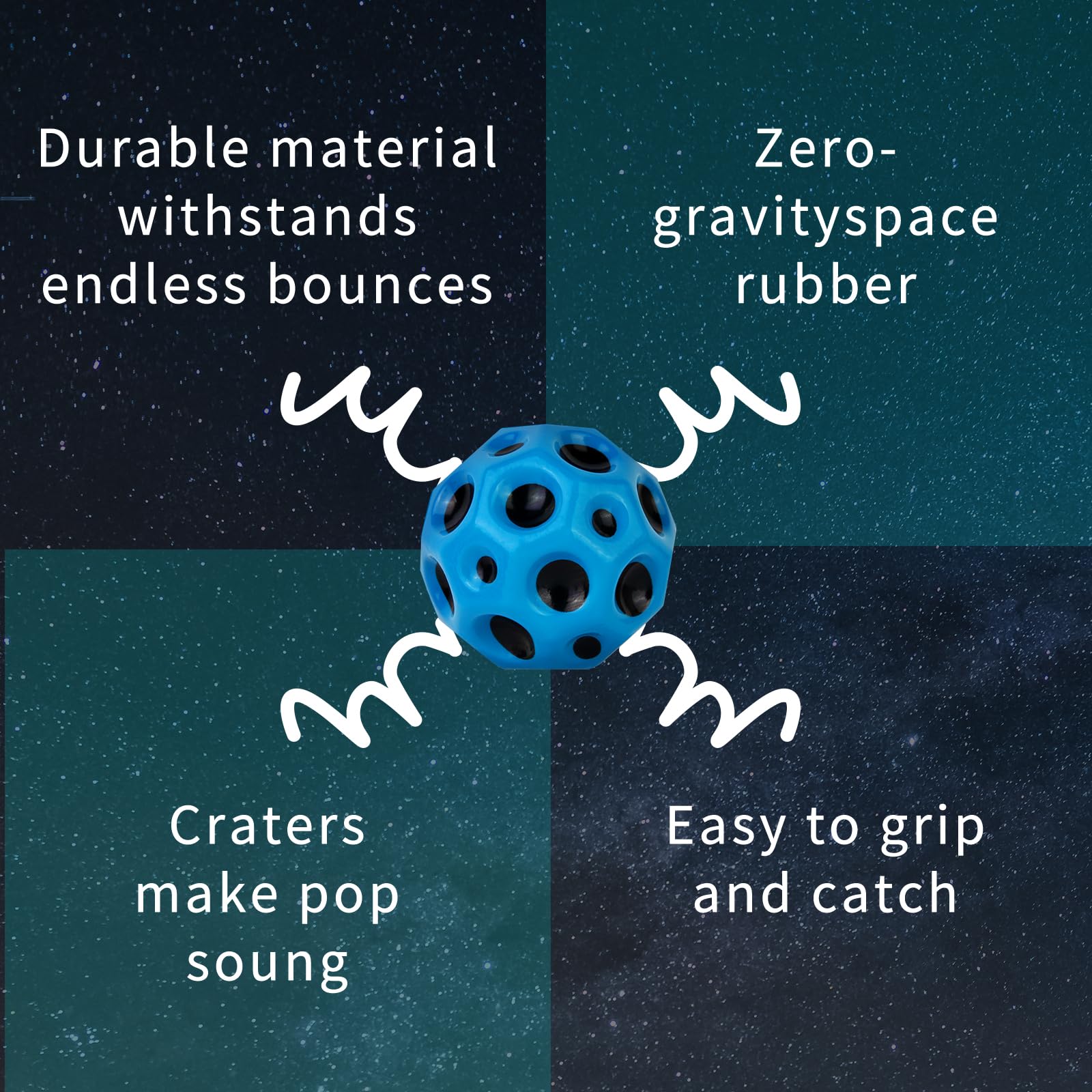 TLQSM Super Bouncing Ball impact sound, adds excitement to playtime