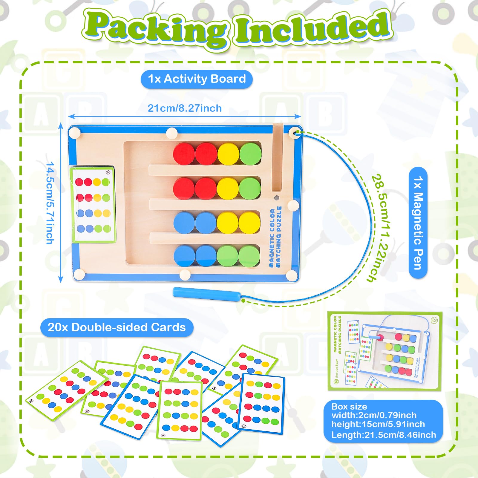 TMGOT ideal gift for ages 3 to 7, screen-free learning