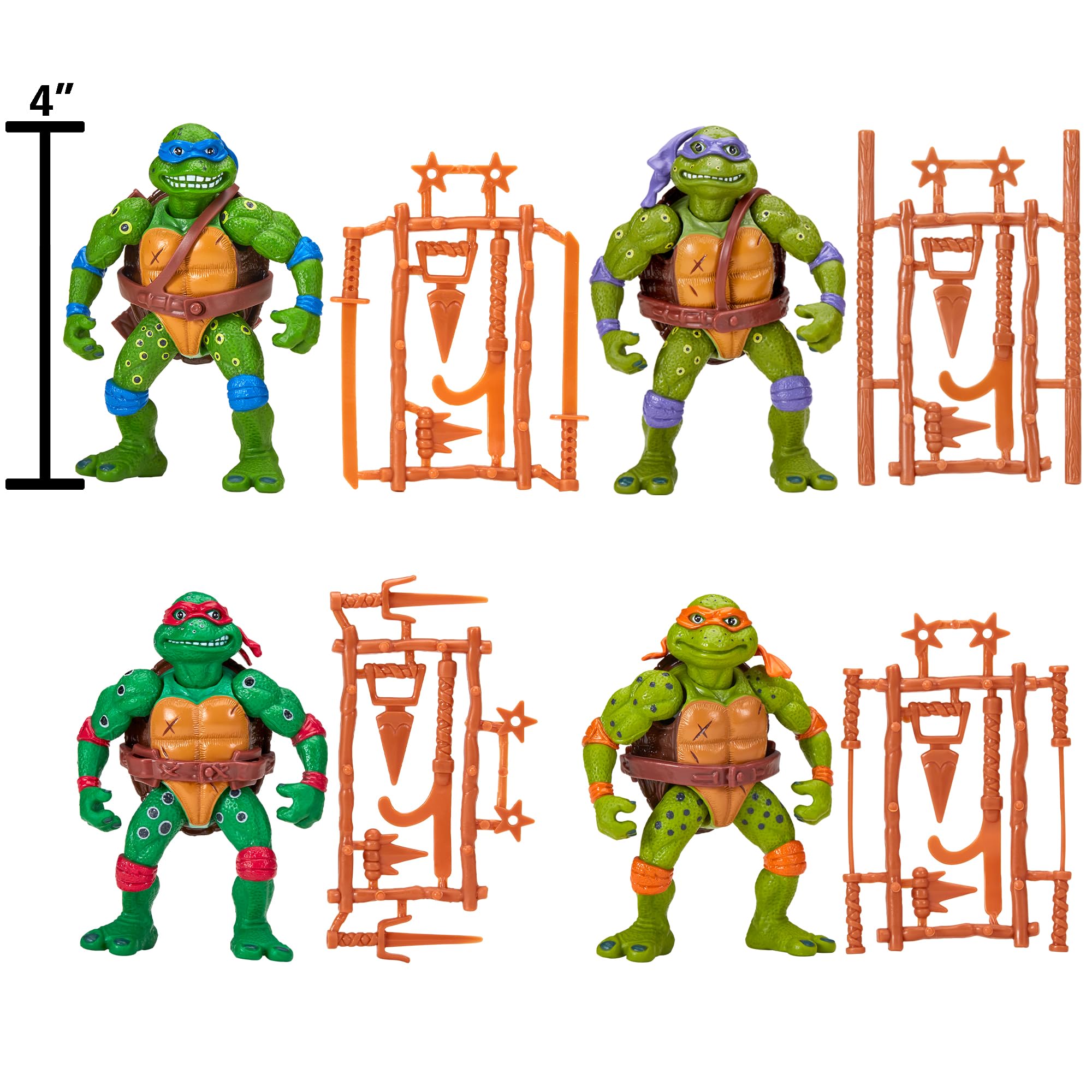 TMNT Classic Movie Star Donnie figure ready for imaginative builds