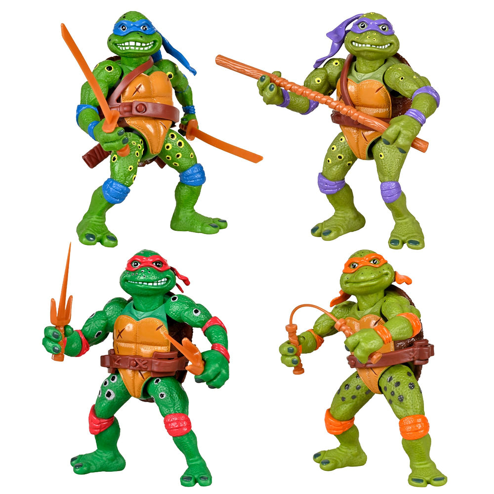 TMNT Classic Movie Star Leo figure in action pose for display and play