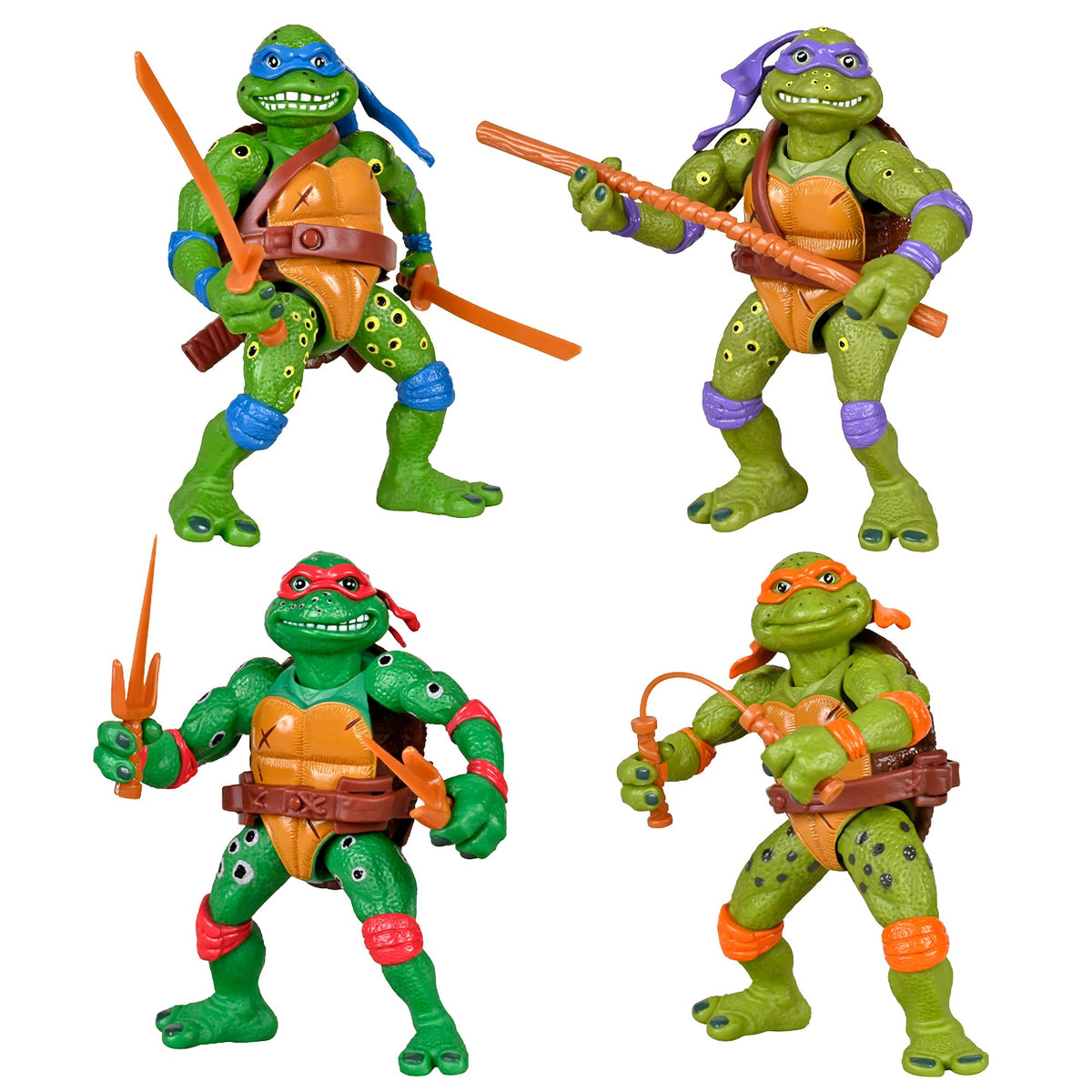 TMNT Classic Movie Star Leo figure in action pose for display and play