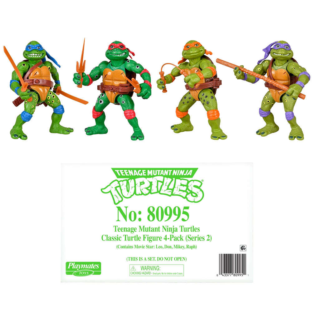 TMNT Classic Movie Star weapons rack with authentic tools