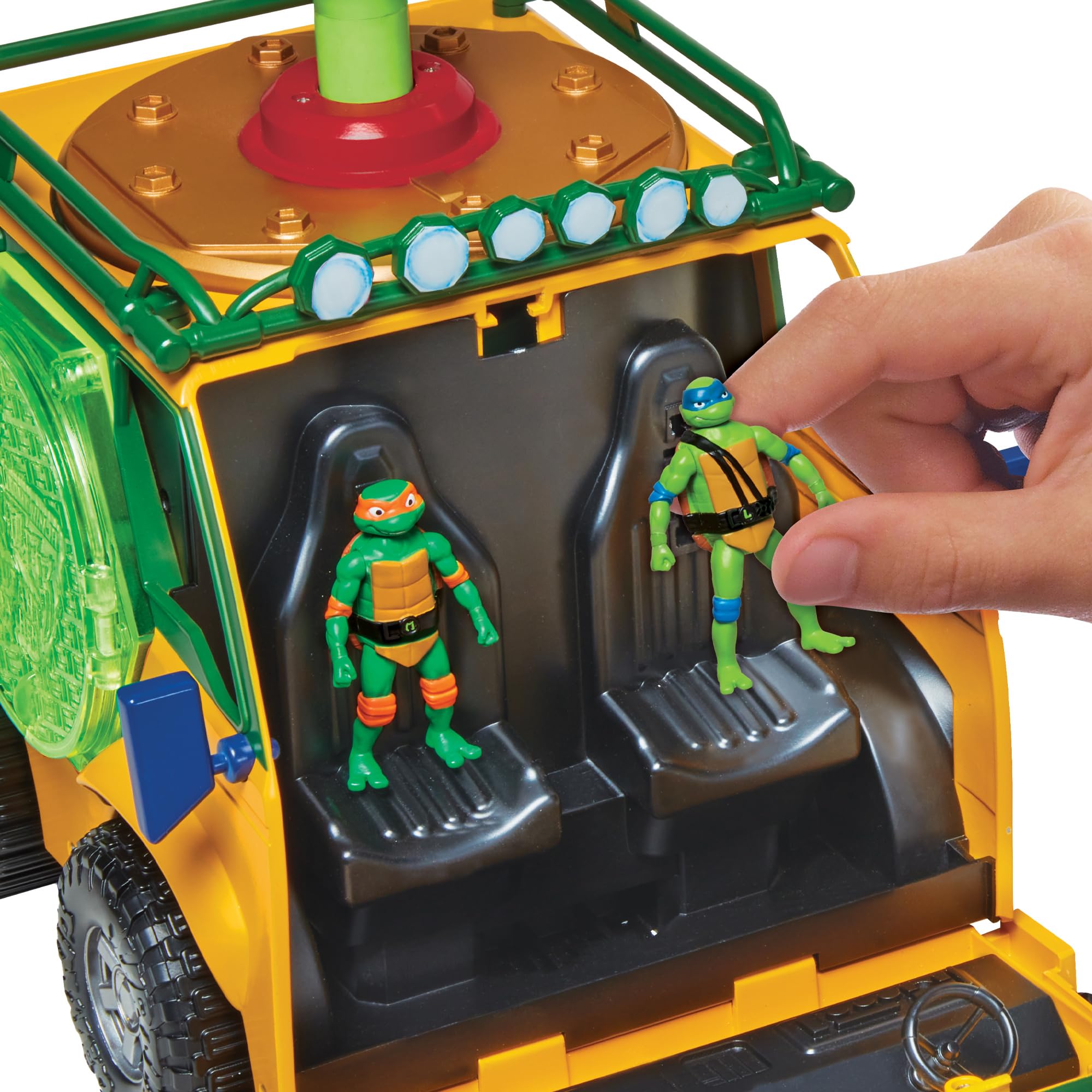 TMNT design detailing reflects Tales of TMNT TV style.