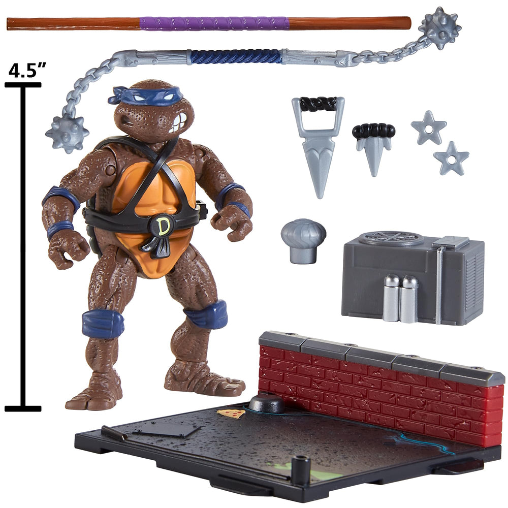 TMNT Donatello articulation detail for expressive action scenes and stop-motion posing.