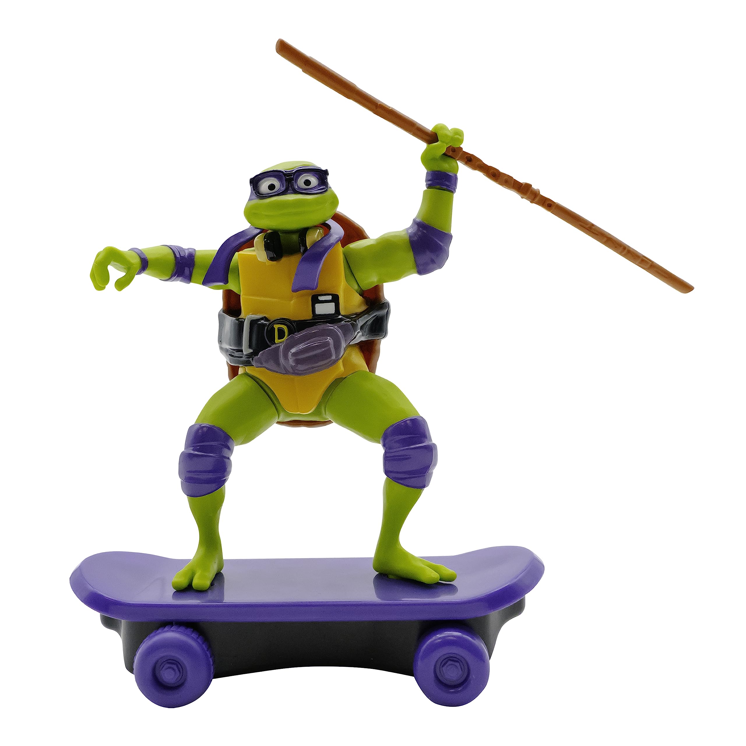 TMNT Donatello battle mode button enables instant action during play.