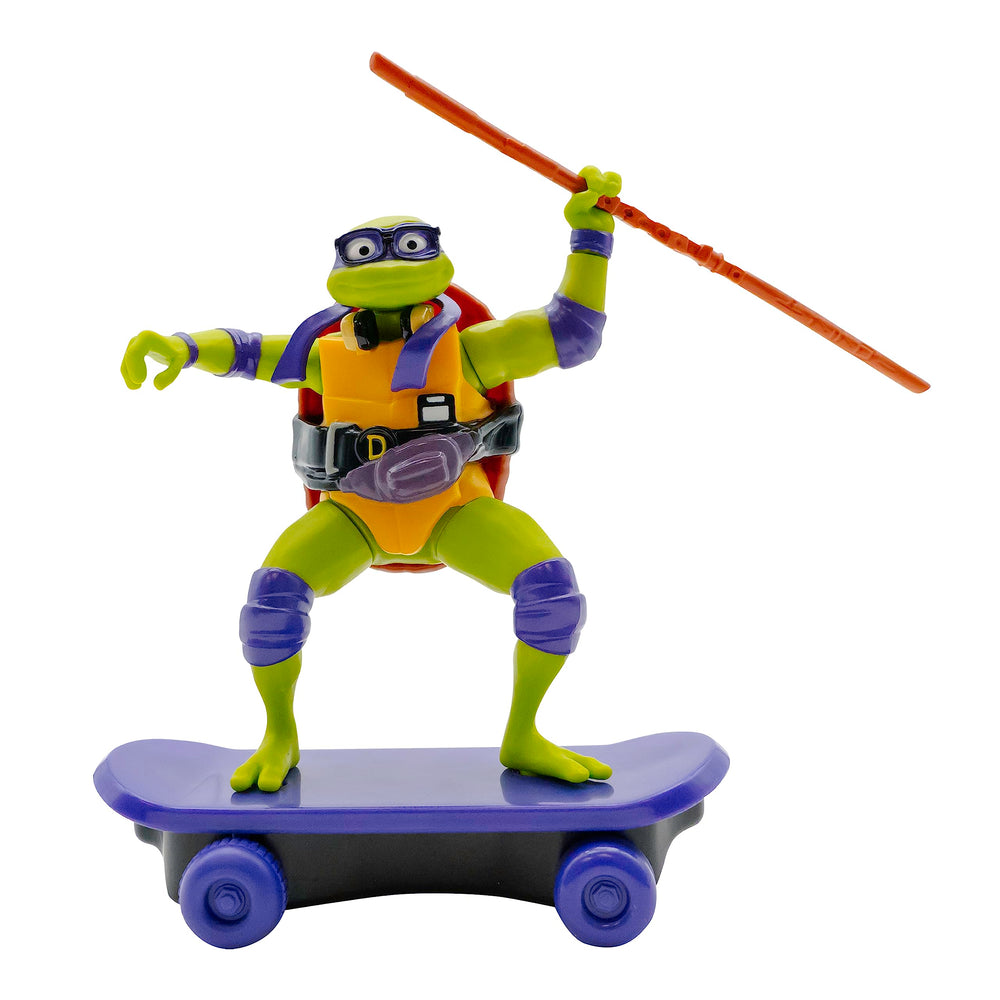 TMNT Donatello battle mode button enables instant action during play.