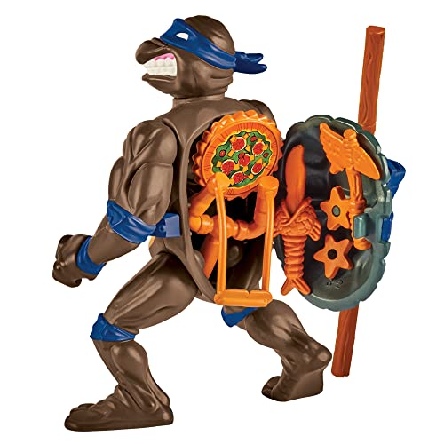 TMNT Donatello figure with back bo staff for quick access during play.