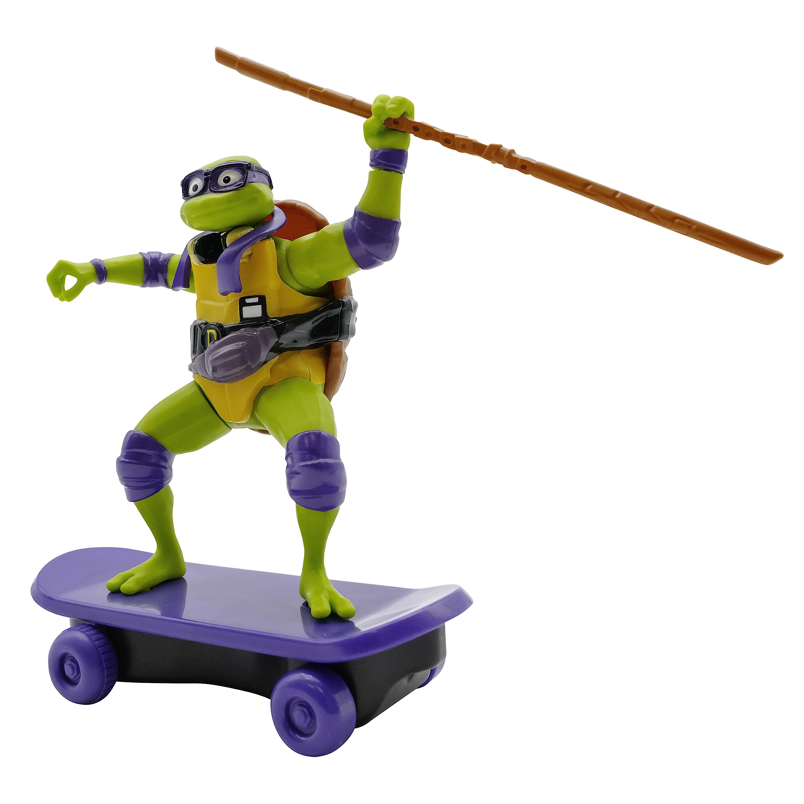 TMNT Donatello sewer shredder pullback skateboard, 5-inch action for quick play.