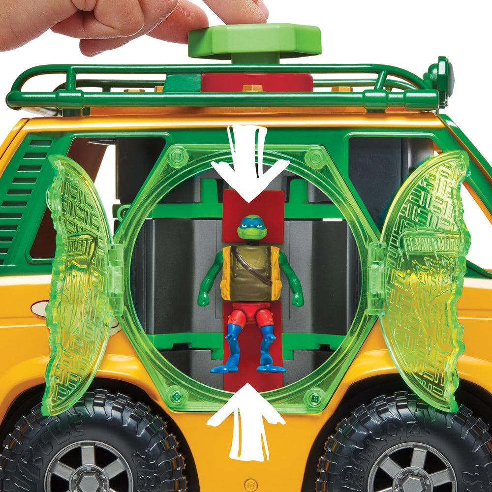 TMNT two-point-five-inch figures ready for front-seat adventures.