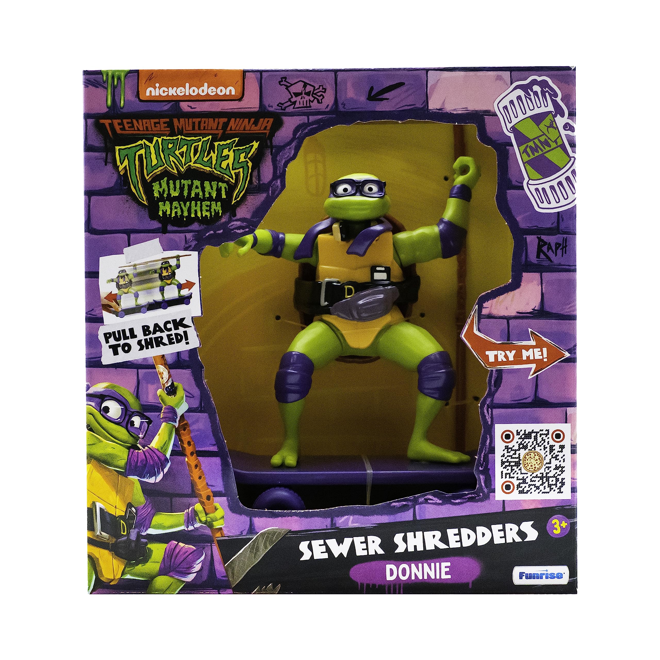 TMNT four-turtles collectible pack highlights complete ensemble for fans.