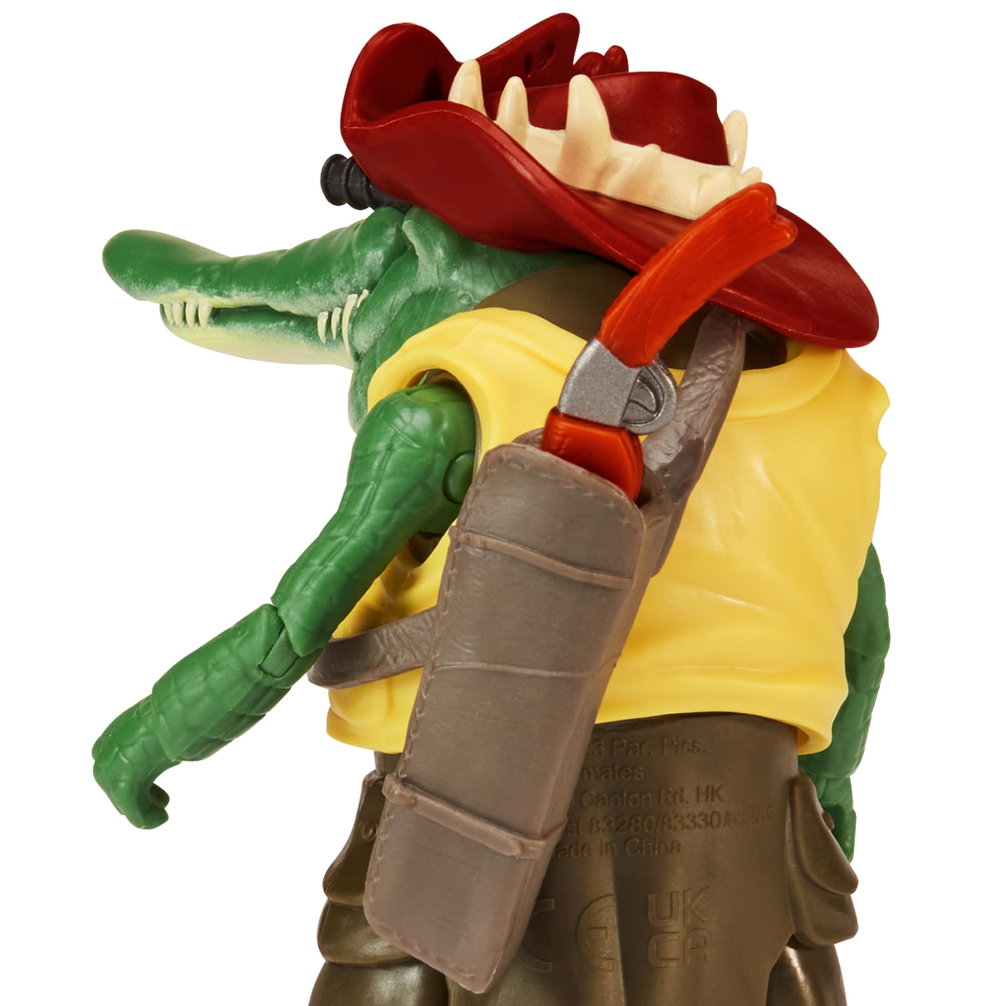 Highly detailed Leatherhead sculpt captures movie-inspired look for display.