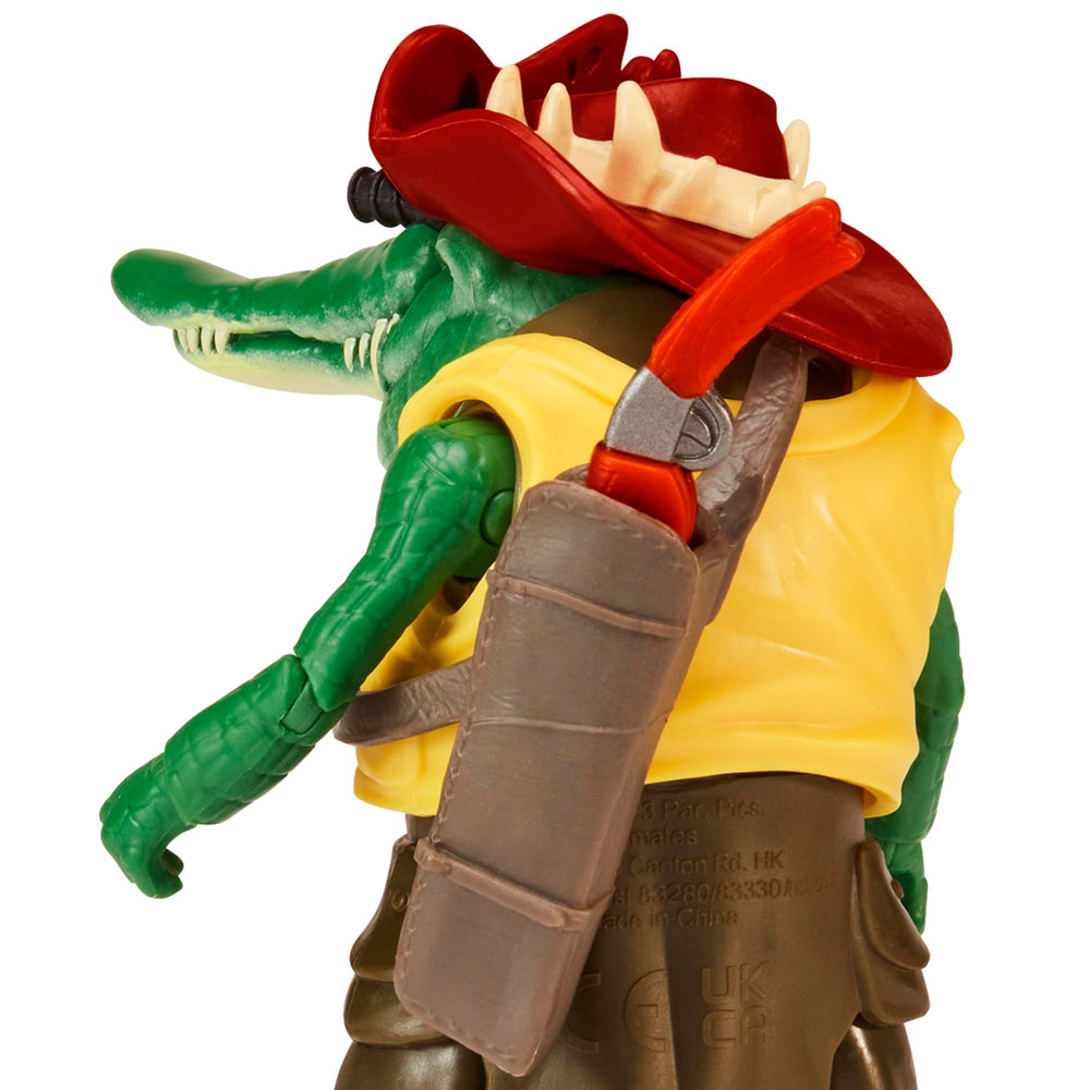 Highly detailed Leatherhead sculpt captures movie-inspired look for display.