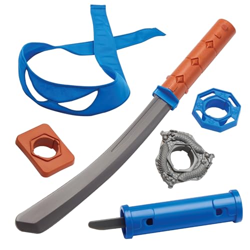 TMNT blue mask Build N Battle set enhances costume detail