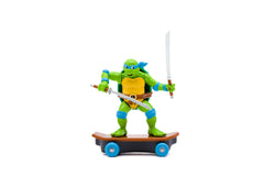 TMNT Leonardo with katanas front view for imaginative play and collectible display