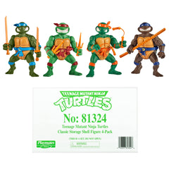 Michelangelo TMNT classic 4-inch figure with nunchaku for lively play